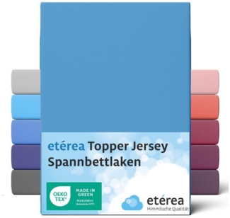 etérea Himmlische Qualität Spannbettlaken etérea Comfort Jersey Topper Spannbettlaken, Jersey, Gummizug: rundum, (1 Stück)