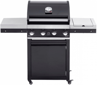 Grandhall Gasgrill Premium G4 Trolley 14 kW 4 Brenner, 1 Seitenbrenner K04000331A