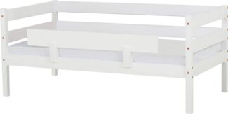 Hoppekids Einzelbett ECO Comfort Kinderbett, Kiefer Massivholz, Jugendbett inkl. Rollrost, 70x160 cm, wahlweise in verschieden Farben/ Matratze/ Absturzsicherung