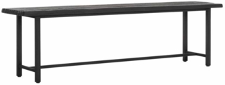 Sitzbank Beam, 165 cm Schwarz