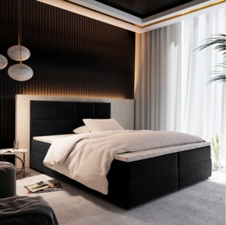 Masseno Boxbett LENA 180x200 cm mit Bonell Matratze und Topper