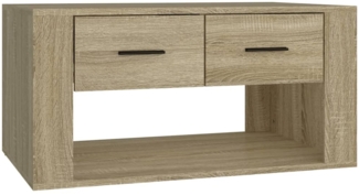vidaXL Couchtisch Sonoma-Eiche 80x50x40 cm Holzwerkstoff 816531