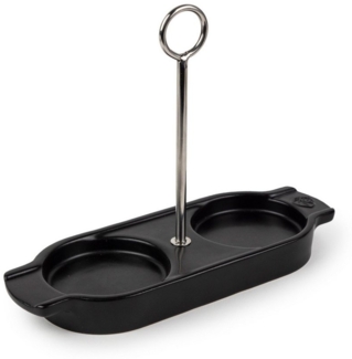 PEUGEOT Trinkflasche Menage LINEA Keramik Schwarz 18cm mit Griff Gewürzmühlen Untersetzer