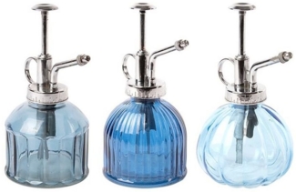 esschert design Sprühflasche, Pflanzensprüher Blautöne Glas Sprühflasche