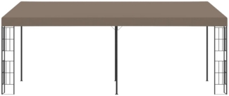 vidaXL Wand-Pavillon 6x3 m Taupe Stoff 312262