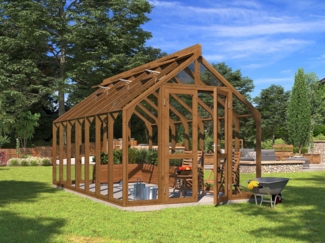 Lähe Premium Gewächshaus Modell Greenline Nr. 3