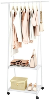 Youyijia Kleiderstange leiderständer Garderobe Garderobenständer Kleiderablage Stahlrahmen