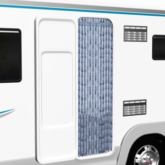 vidaXL Insektenschutz-Vorhang Silbern 90x200 cm Chenille 315139