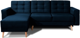 Asgard L, Ecksofa, Eckcouch, Dunkelblau