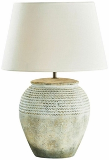 Mirabeau Tischleuchte Tischlampe Brookline grau/creme