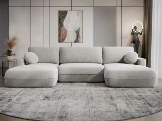 Wohnlandschaft Fansera U (Farbe: Velo 633)