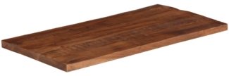 vidaXL Tischplatte 100x60x2,5 cm Rechteckig Altholz Massiv 371199