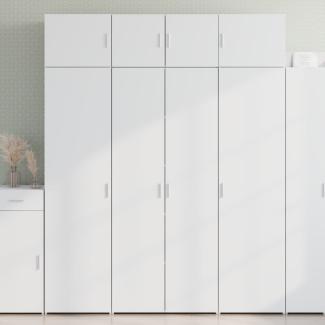 vidaXL Highboard Weiß 80x42,5x185 cm Holzwerkstoff 3281434