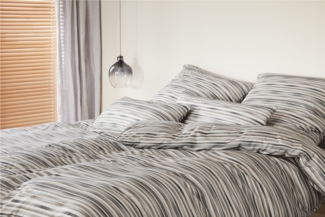 Elegante Interlock Jersey Bettwäsche Desire 3607-7 Grau Taupe 135x200