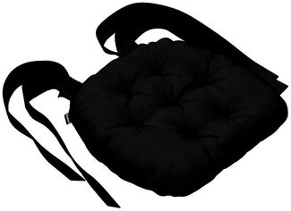 Dekoria Dekokissen Stuhlkissen Martin mit Schleifen 40 x 37 x 8 cm, Etna