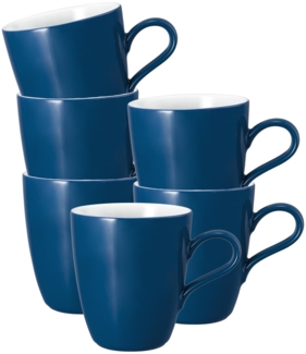 Seltmann Weiden Life Fashion Henkelbecher 400 ml 6er Set Classic Blue