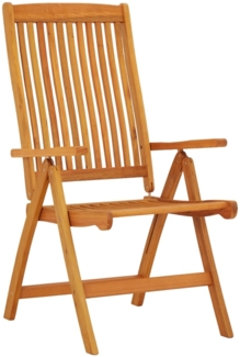 vidaXL Klappbare Gartenstühle 2 Stk. Massivholz Eukalyptus 316069
