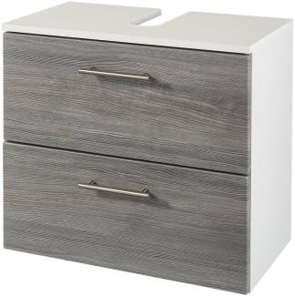 welltime Waschbeckenunterschrank Trento, verschiedene Ausführungen und Farben Badmöbel, Breite 60 cm, Beckenunterschrank auf Füßen, Made in Germany