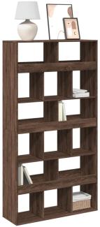 vidaXL Bücherregal Braun Eichen-Optik 100x33x187,5 cm Holzwerkstoff 3309381