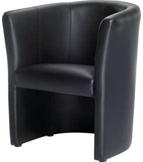 Soennecken Sessel Kunstleder 690x770x630mm schwarz