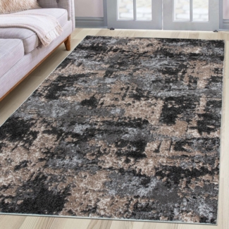 OTTO home Teppich Janory, Marmor-Optik, rechteckig, Höhe: 9 mm, mit besonders weichem Flor, Kurzflor, modernes Design