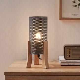 Tischleuchte Joelleldsvin 30x14x14 cm Grau [lux. pro]