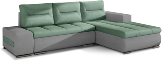 Eltap Ottavio Ecksofa (Soro 34, Soro 83) Seite rechte, Grün, 58 x 85 x 180 cm