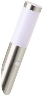 Brilliant Leuchten No. 43697-82 Aussenwandfackel Chorus Sensor E27 IP44 edelstahl