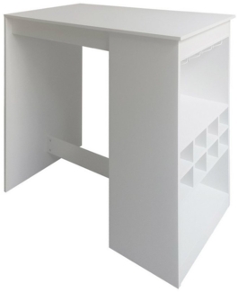 HTI-Living Bartisch Küchenbar Lisa Weiß (Stück, 1-St, 1 Bartisch), Bartisch mit Regal