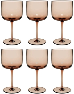 like. by Villeroy & Boch Like Glass Weinkelch 270 ml 6er Set Clay - DS