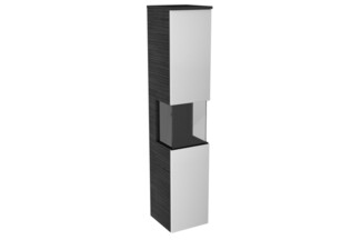 Lanzet Hochschrank Vitrine 30 cm, links