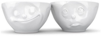 FiftyEight Products Schälchen 200 ml 2er-Set Glücklich & Bitte