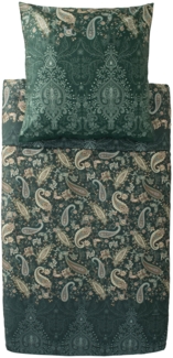 Bettwäsche Bassetti Mako Satin Monnalisa V1 grün 135x200
