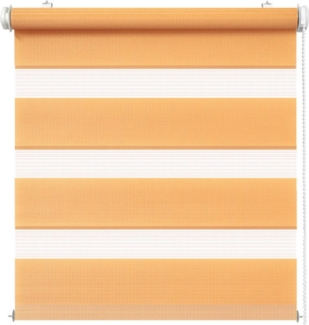 Doppelrollo ARD Standard orange 40-150, Rikmani, Klemm- oder Schraubmontage, Moderne Optik, Klemm- oder Schraubmontage, Sicht- und Sonnenschutz
