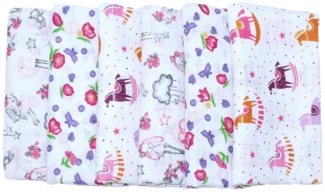 Primawela Spucktuch 6-12 Stück Baby Baumwollwindel Stoffwindel Spucktücher Mullwindel, (6-tlg)