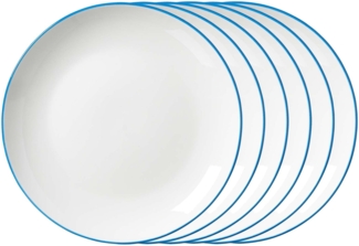 Ritzenhoff & Breker Adela Dessertteller ø 20,5 cm 6er Set - blau - DS