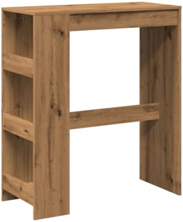 vidaXL Bartisch mit Regal Artisan-Eiche 90x40x103,5 cm Holzwerkstoff 854381