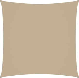 vidaXL Sonnensegel Oxford-Gewebe Quadratisch 7x7 m Beige 135143