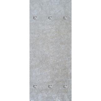 Queence Garderobe - "Oryn" Druck auf hochwertigem Arcylglas inkl. Edelstahlhaken und Aufhängung, Format: 50x120cm