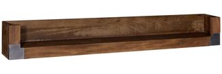 Wandregal Mango 180 x 22 x 24 braun lackiert Amsterdam #22
