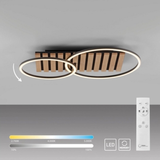 my home Deckenleuchte Unnestad Akustikpaneele, CCT - über Fernbedienung, Dimmer, Dimmfunktion, Ein-/Ausschalter, Farbsteuerung, Farbwechsel, Memory, nach Trennung vom Netz, Memoryfunktion, dimmbar über Fernbedienung, mehrere Helligkeitsstufen, LED fest...