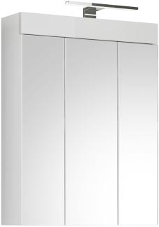 Spiegelschrank >Kolomea< in Weiß - 60x79x18cm (BxHxT)