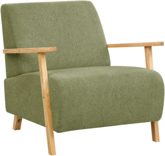 Sessel LESJA Stoff Grün