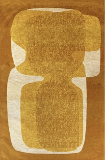 Teppich Lola&Moi Poum Poum Curry 240 x 340 cm