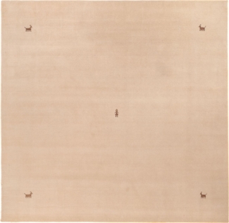 Morgenland Gabbeh Teppich - Softy quadratisch - 250 x 250 cm - beige
