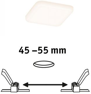 Paulmann No. 92393 LED Einbaupanel Veluna VariFit IP44 75x75 mm 3.000K Satin