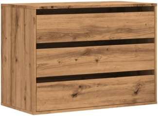 vidaXL Kommode Artisan-Eiche 80x41x58 cm Holzwerkstoff 852860