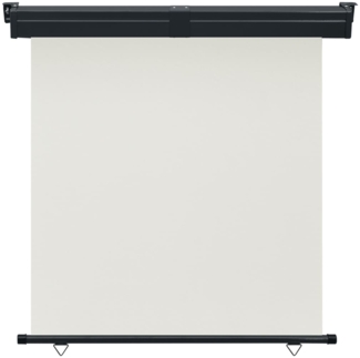 vidaXL Balkon-Seitenmarkise 165x250 cm Creme 48431