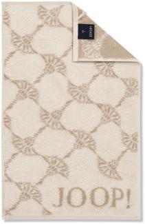 JOOP! Handtuch Joop! Handtuch Duschtuch Gästetuch Cornflower 1611-36 Creme 30x50, Walkfrottier, Baumwolle