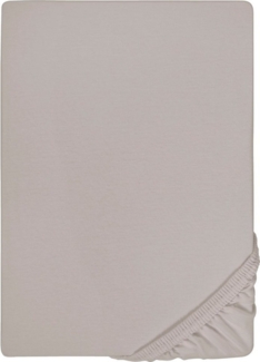 biberna Jersey-Elastic-Boxspring-Spannbetttuch, sturmgrau, 1 x 90 x 190 cm - 100x220 cm